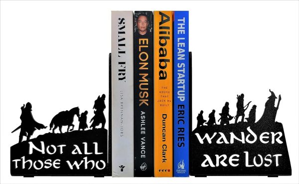 supplier direct decorative bookends for shelves, heavy metal bookends, unique bookends, non skid book ends, book stopper for home/office decor/shelves, 7 x 5.51 x 4 in/piece (with quote on product) wholesale prices