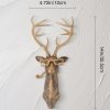 factory direct uitwmktg gold animal head wall decor wall sculpture home decor statue for living room office bedroom modern decor for men women deer volume discount