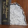 supplier direct nature's decorations agate bookends - a quality natural geode book ends with rubber bumpers for shelves, office, home decor - heavy duty cool stone bookend pair for decoration (2-3 lb) wholesale prices