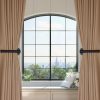bulk purchase 2 pack curtain holdbacks no drill curtain tiebacks adhesive curtain holdbacks curtain pull backs curtain hooks no drill curtain holders curtain tie backs for curtains (2, black) factory discount