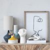 dropship from factory bloomingville 13"l decorative marble chain link figurine, white mass production supply