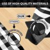 global sourcing buffalo plaid area rug - 27.5x43 inches, black and white checkered, washable cotton, ideal for front porch, kitchen, entryway, patio, bathroom oem/odm services