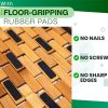 manufacturer direct zpirates natural bamboo wood bath mat - large, [34x18 inches lxw] foldable bathmat, accessories and decor for bathroom, sauna, spa, tub, or door area - multi-purpose home essentials trade price