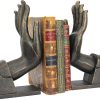supplier direct design toscano divine offering cast iron sculptural bookend pair wholesale prices
