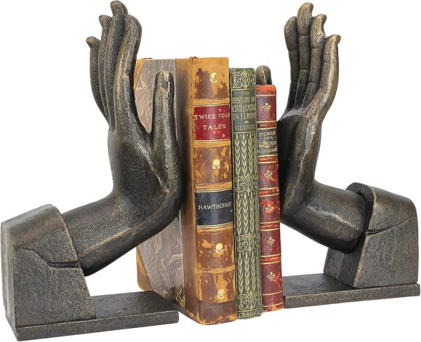 supplier direct design toscano divine offering cast iron sculptural bookend pair wholesale prices