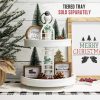 wholesale direct the ultimate farmhouse christmas tiered tray decor set - beautiful year round seasonal & halloween holiday decoration bundle - the perfect fall centerpiece design for home & kitchen decor bulk purchase at factory prices