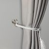 bulk purchase dess 4pack curtain holdbacks curtain tiebacks hooks wall mounted curtain hooks for window drapery/clothes/coat/hat/towel (silver) factory discount