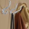 competitive pricing sopicoz set of 4 cast iron coat hooks farmhouse vintage white hooks, heavy duty rustic wall mounted hooks for hanging one-stop wholesale