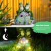 dropship from factory nacome solar garden outdoor statues frog with succulent and 7 led lights - lawn decor figurine for patio, balcony, yard ornament - unique housewarming gifts mass production supply