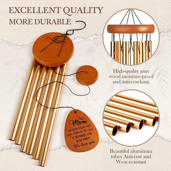 producer to buyer gifts for mom, mom gifts wind chimes, birthday gifts for mom from daughter son, love reminder gifts for mothers day thanksgiving christmas discounted pricing