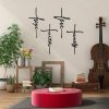 factory direct love faith hope family wall sign metal decorative hope wall cross large metal spiritual decorations for home religious hanging cross wall decor, nice for home decoration, 8 x 15 inch volume discount