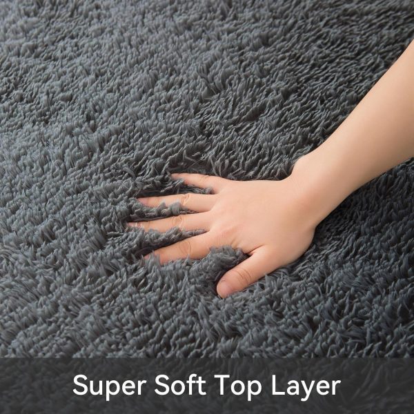 global sourcing poboton small throw rugs for bedroom, 3x5 non slip mini area rug, fluffy washable rug, affordable fluffy grey carpet, door entryway indoor inside front entrance dog mat, home decor aesthetic, nursery oem/odm services