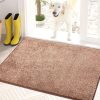 manufacturer direct purrugs dirt trapper door mat 24" x 35.5", non-slip machine washable entry rug, shoe scraper, dog door mat, super absorbent welcome mat for front & back door, muddy shoes & paws, brown-light cream trade price