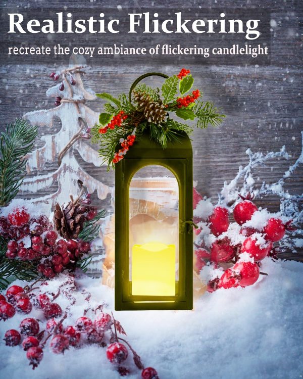 custom wholesale bdor christmas lantern decorative candle lantern 16 inch remote vintage set of 2 christmas decorations with timer led metal hanging lantern for home outdoor porch decor christmas centerpieces tables oem/odm services