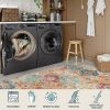 global sourcing lahome moroccan trellis area rug, 2x3 entry rug non-slip washable indoor door mat, small oriental accent throw rug for bedroom kitchen entryway bathroom (cream, 2x3ft) oem/odm services