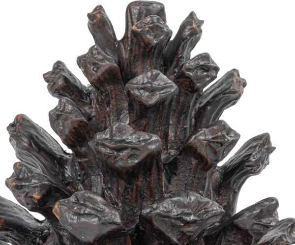 supplier direct creative co-op pinecone shaped resin bookends (set of 2 pieces) wholesale prices