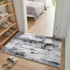 global sourcing washable abstract small area rug, 2x3 grey door mat indoor entrance rug, non-slip non-shedding throw rugs for entryway, front door indoor entrance, kitchen, bedside，entry oem/odm services