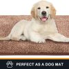 manufacturer direct purrugs dirt trapper door mat 24" x 35.5", non-slip machine washable entry rug, shoe scraper, dog door mat, super absorbent welcome mat for front & back door, muddy shoes & paws, brown-light cream trade price