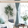 bulk purchase wooden magnetic curtain tiebacks 4 pcak, curtain tie backs for curtain holders for wall, curtain pull backs, curtain ties for drapes dark grey factory discount