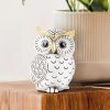 dropship from factory owl statue for home decor accents,owl decor for bookshelf bedroom living room office table desk mantle tv stand boho decoration,modern shelf decor accents animal sculptures for birds lovers,owls gift mass production supply