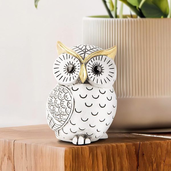 dropship from factory owl statue for home decor accents,owl decor for bookshelf bedroom living room office table desk mantle tv stand boho decoration,modern shelf decor accents animal sculptures for birds lovers,owls gift mass production supply