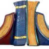 supplier direct bellaa 23354 decorative bookends book book stopper bookshelves bookrack end library shelves non skid bookshelf 6 inch wholesale prices