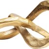 dropship from factory bloomingville gold abstract metal figurine mass production supply