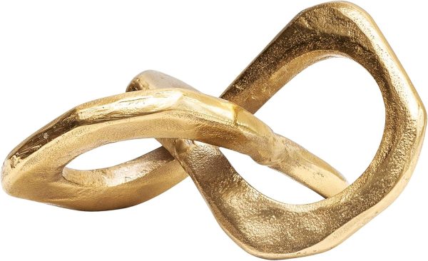 dropship from factory bloomingville gold abstract metal figurine mass production supply