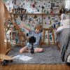 global sourcing poboton small throw rugs for bedroom, 3x5 non slip mini area rug, fluffy washable rug, affordable fluffy grey carpet, door entryway indoor inside front entrance dog mat, home decor aesthetic, nursery oem/odm services