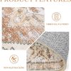 global sourcing lahome boho kitchen rugs washable - 2x3 small non-slip entry rugs for inside house oriental throw area rugs for bedroom accent distressed floor doormat carpet for bathroom entryway laundry living room oem/odm services
