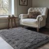 global sourcing zentavio 2x3 rug bedside dorm area rug college essentials non slip grey small carpets for bedroom anti slip fluffy gray living room rugs home decor aesthetic nursery oem/odm services