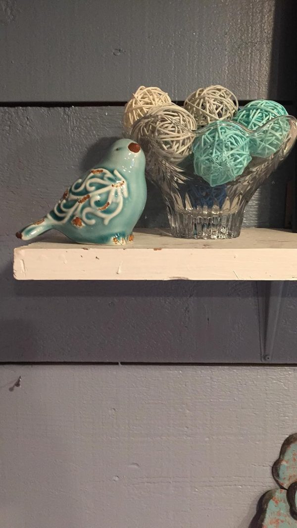dropship from factory distressed finish ceramic bird figurine home decor - assorted set of 3 mass production supply