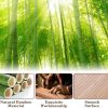 manufacturer direct small bamboo area rug 31.5''x20'', non slip bamboo runners rug for hallways entryway, small bamboo floor mat easy to mainten, floor protector mat neutral area rug trade price