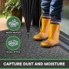 global sourcing mibao front door mat, heavy duty durable welcome mat for outdoor indoor, dirt trapper waterproof super absorbent door mat for entryway outside patio porch, 29.5" x 17", grey oem/odm services