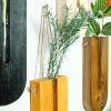 bulk purchase 6 pack wall planters for indoor plants, wooden hanging planter, propagation station, wooden pocket vase, wood wall decor for living room bedroom bathroom trade price