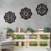 bulk purchase 3 pack rustic wood wall decor modern farmhouse geometric decor wall art farmhouse hanging decoration for living room bedroom home indoor outdoor office, 12 x 12 inch, brown trade price