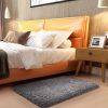 global sourcing ophanie small throw rugs for bedroom, 2x3 non slip mini area rug, affordable fluffy grey carpet, door entryway indoor inside front entrance dog mat, home decor aesthetic, nursery oem/odm services