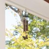producer to buyer woodstock wind chimes my butterfly chime, bronze aluminum tubes, small 21-inch, light airy sound wind chime for outdoor decor for garden discounted pricing