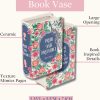 oem/odm services steel mill & co original book-shaped decorative vase, ceramic vases for home decor, cute bookshelf decor, unique vase for book lovers (large - pride and prejudice) affordable bulk deals