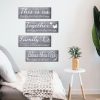 bulk purchase joyhawk 4 pieces wall decor signs, this is us, together, bless this home, family rustic wooden farmhouse wall art décor for living room bedroom kitchen, , 4.7 x 13.8 inch(grey) trade price