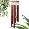 producer to buyer upblend outdoors wind chimes for outside - deep tone wind chimes, windchimes outdoors, memorial, sympathy, loss of loved one, gifts for women, ideas for mom, grandma, outdoor porch, 29" copper red discounted pricing