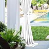 bulk purchase nicetown strong magnetic curtain tiebacks - modern simple style curtain ties backs holdbacks holders for indoor/outdoor curtains (white, 18.5 x 4 inches, set of 4) factory discount