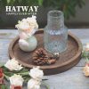 wholesale direct wooden decorative tray candle holder round wood tray home decor,centerpieces plates for table centerpieces for coffeetable,christmas decor bulk purchase at factory prices