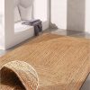 manufacturer direct kema jute braided area rug, 4x6 feet (48x72 inches) - rustic vintage braided reversible rectangular rug, shag rugs for bedroom, jute kitchen rug, living room rugs, floor rug trade price