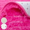 global sourcing foxmas soft fluffy area rugs for bedroom kids room plush shaggy nursery rug furry throw carpets for boys girls, college dorm fuzzy rugs living room home decorate rug, 2ft x 3ft, hot pink oem/odm services