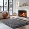 global sourcing zentavio 2x3 rug bedside dorm area rug college essentials non slip grey small carpets for bedroom anti slip fluffy gray living room rugs home decor aesthetic nursery oem/odm services