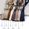 bulk purchase fenghuangwu curtain tiebacks tassel tie-backs, rope curtain tie backs handmade curtain holdbacks made from polyester 2 pack - beige factory discount