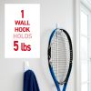 competitive pricing command large utility hooks, holds up to 5 lb, 7 hooks and 12 command strips, damage free hanging wall hooks with adhesive strips, no tools adhesive hooks for hanging christmas decorations one-stop wholesale