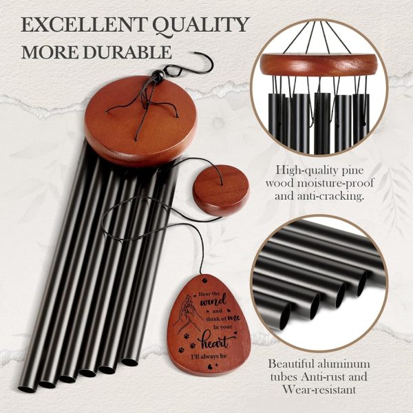 producer to buyer steadstyle dog memorial gifts for loss of dog, pet memorial wind chime, loss of dog sympathy gift, dog remembrance gift in memory of dog cat. discounted pricing