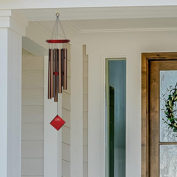 producer to buyer woodstock wind chimes of pluto wind chimes for outside, 27" bronze small light sound wind chime decor for outdoor garden, patio, porch, encore collection discounted pricing